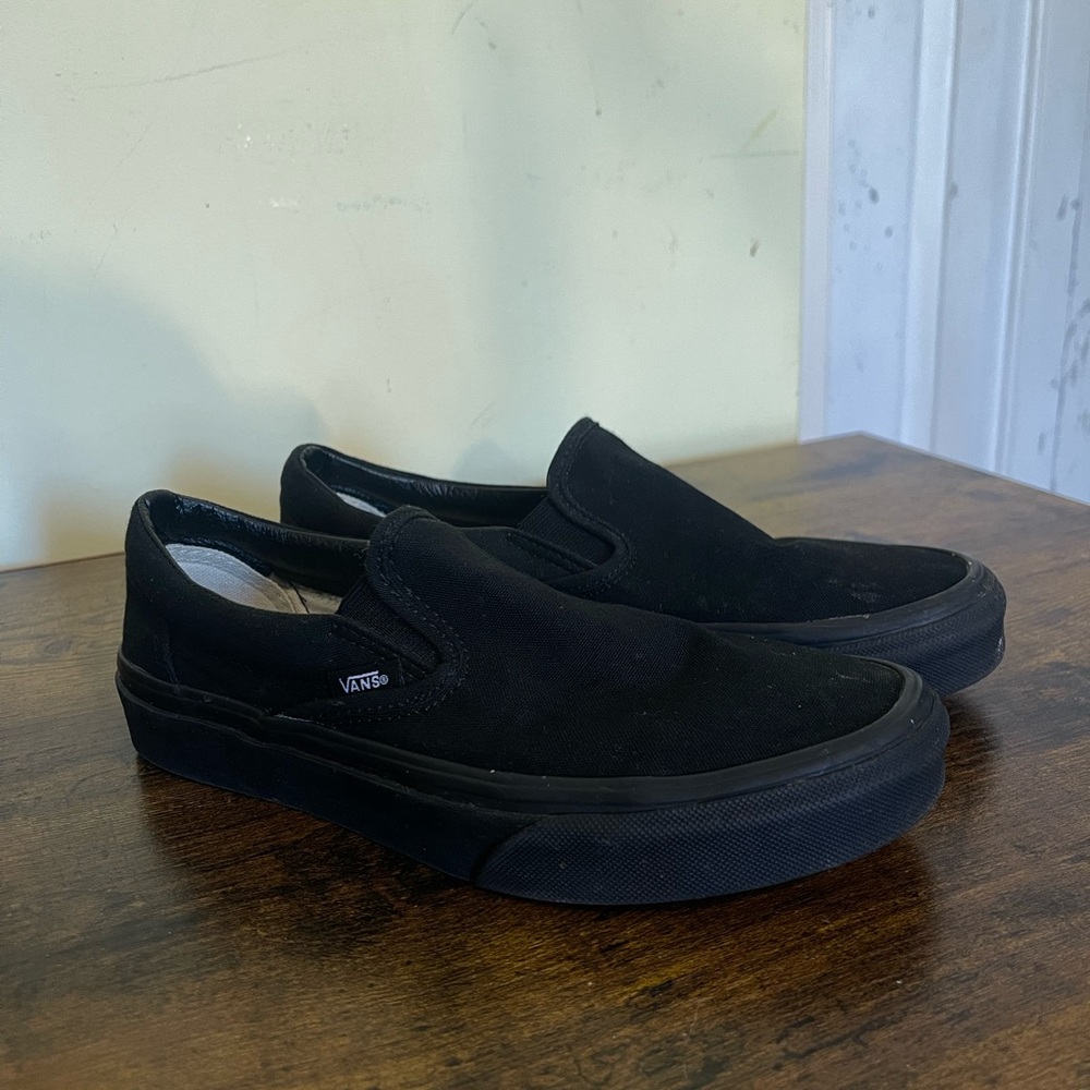 Vans Classic Black Slip-On Shoes